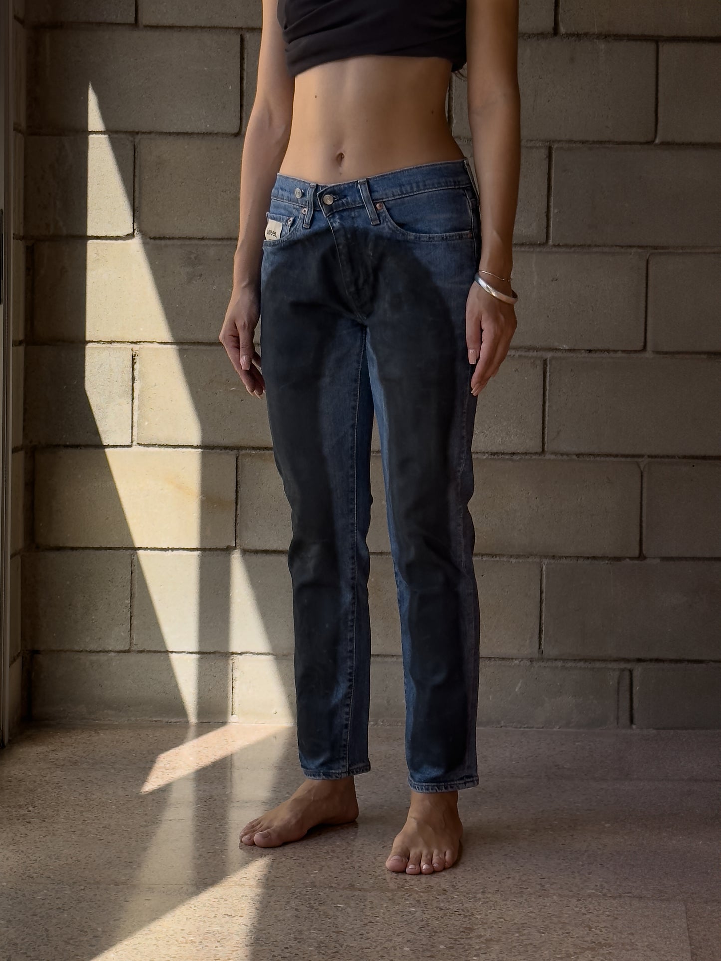 REPAIRED + HAND-PAINTED PANTS