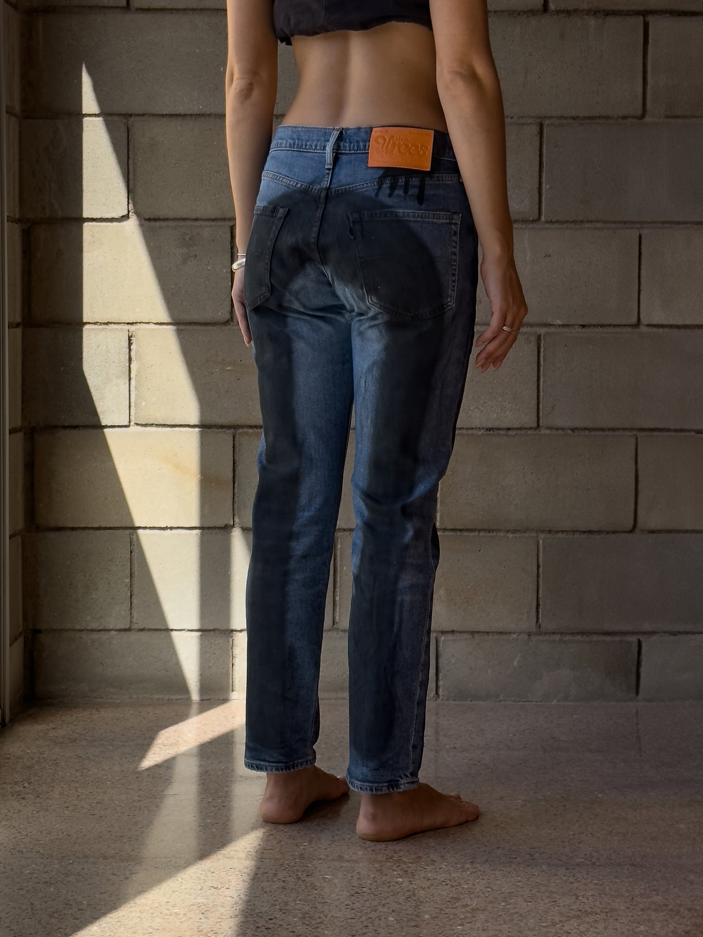 REPAIRED + HAND-PAINTED PANTS