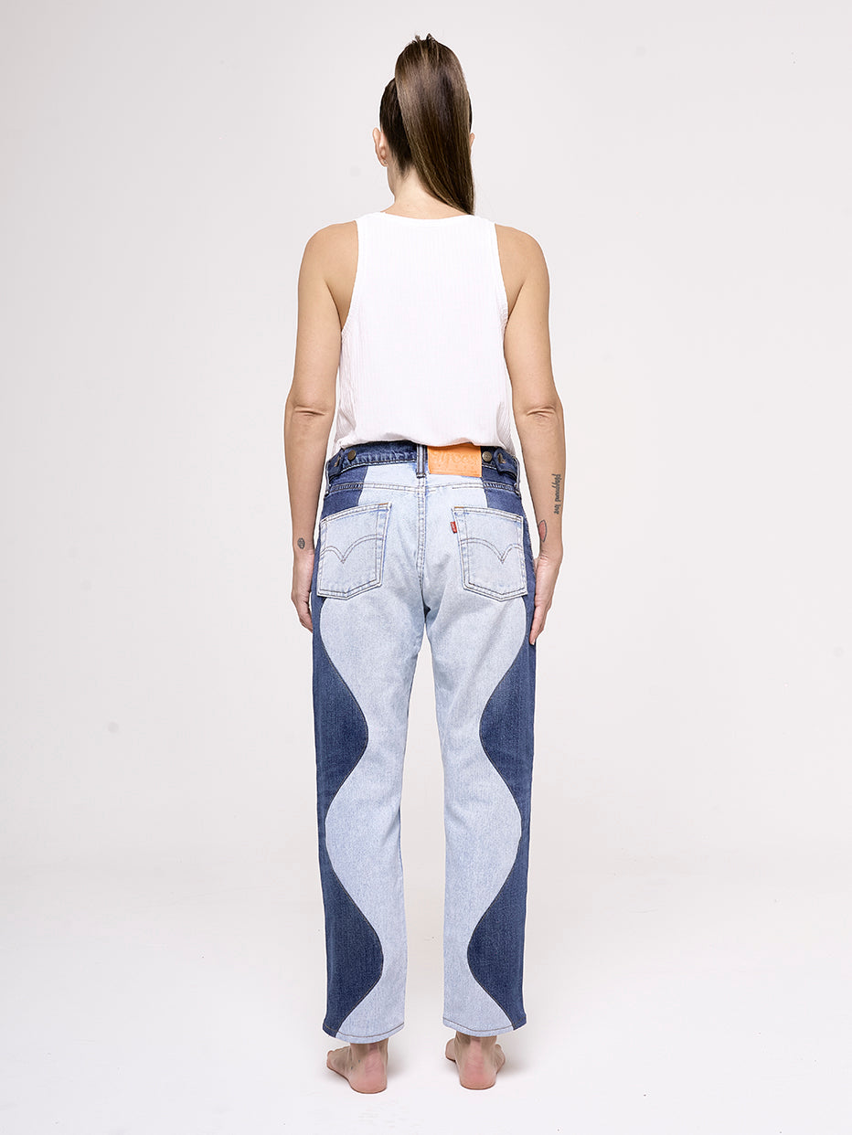 FRIDA PANTS BLUE + BLUE