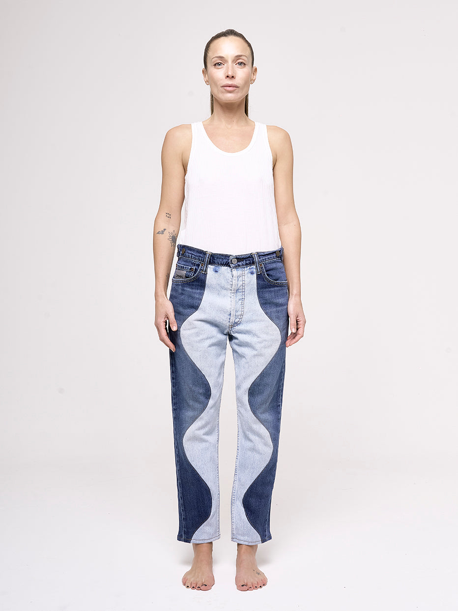 FRIDA PANTS BLUE + BLUE