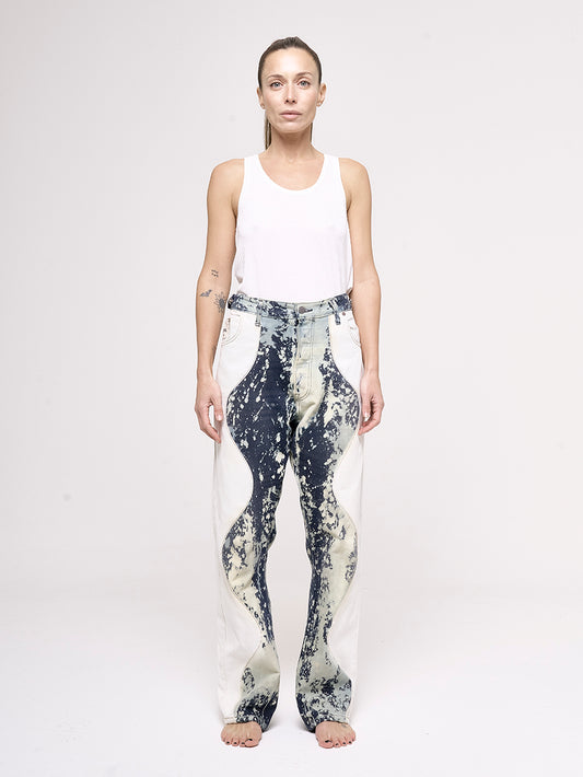 FRIDA PANTS + HAND-PAINTED