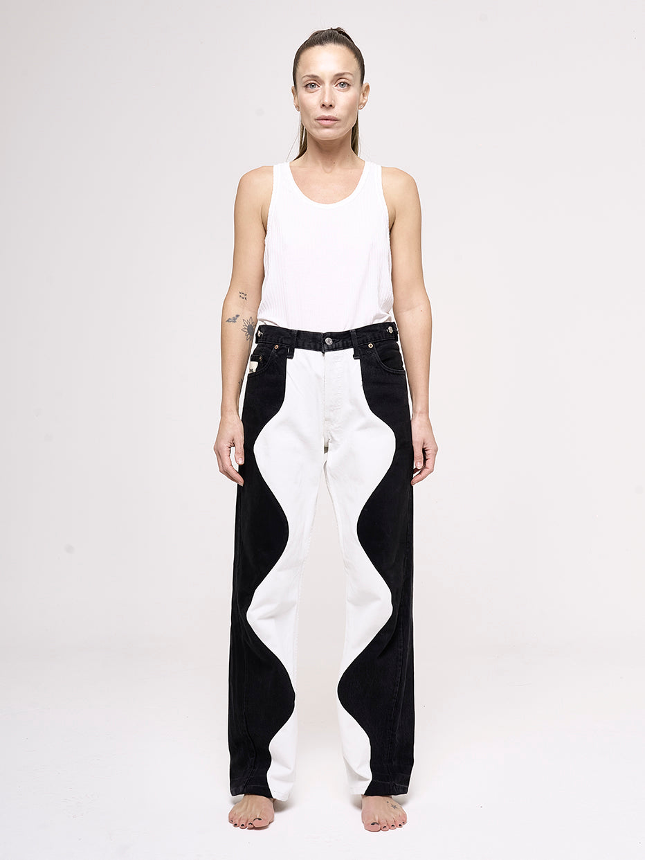 FRIDA PANTS BLACK & WHITE