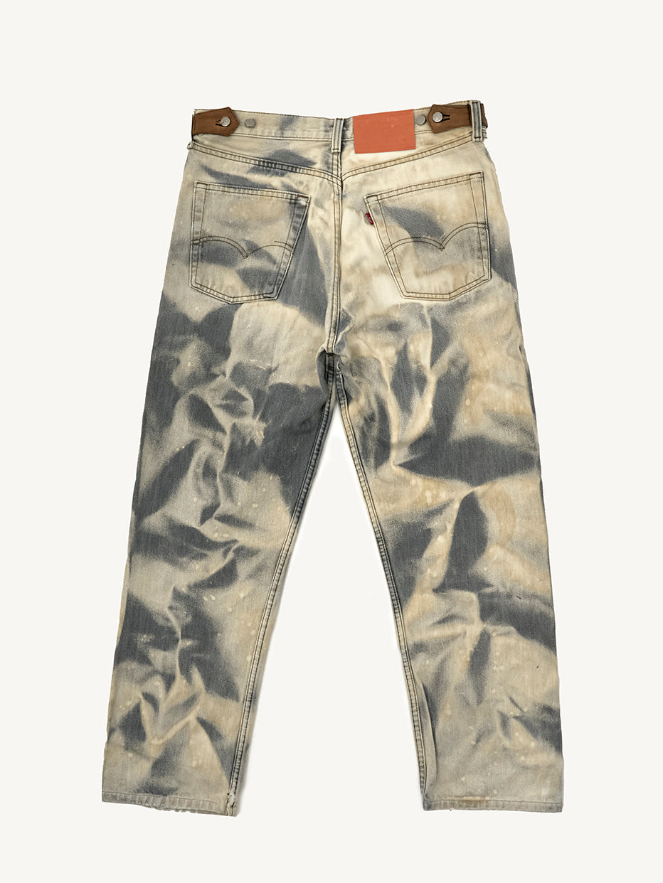 REPAIRED + HAND-PAINTED PANTS
