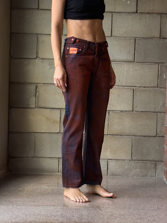 REPAIRED + HAND-PAINTED PANTS