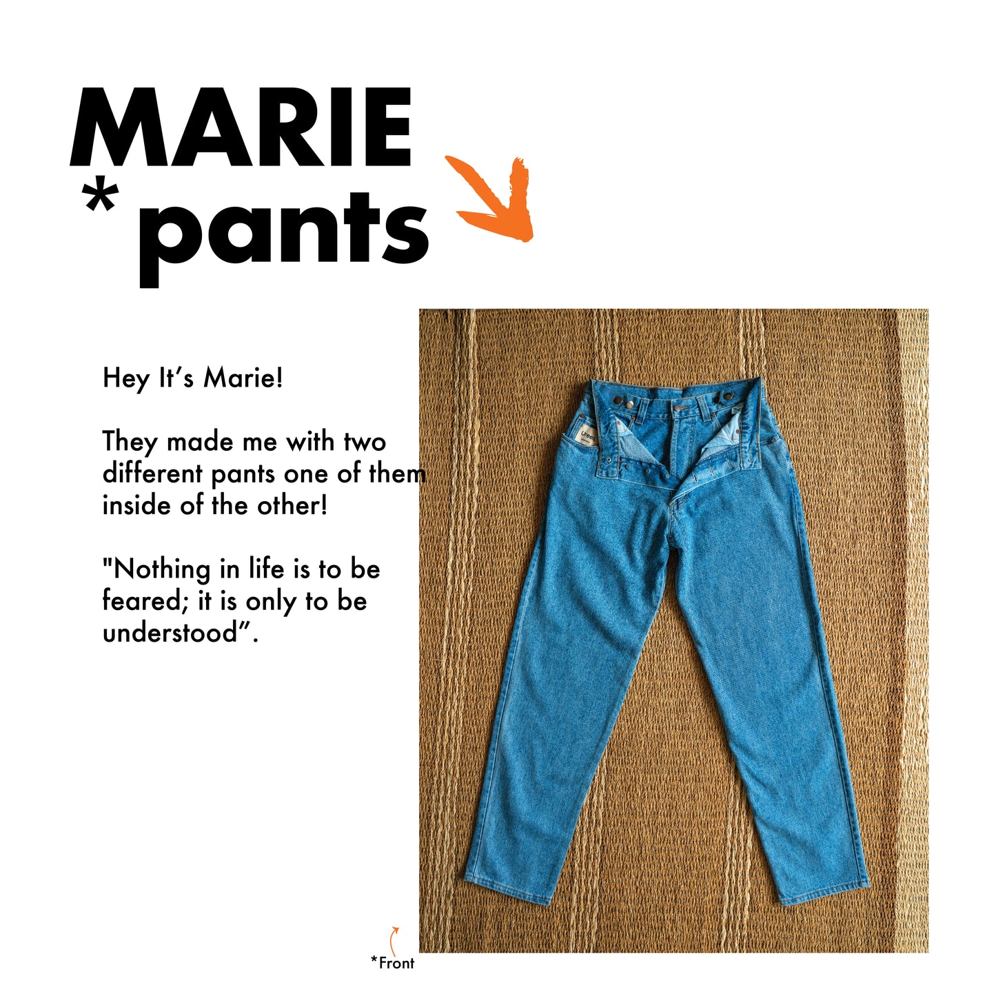 MARIE PANTS BLUE